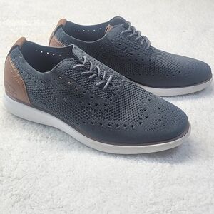 G.H. Bass & Co. Mens Kole Knit Casual Gray (Graphite) Oxford Shoe Size 8